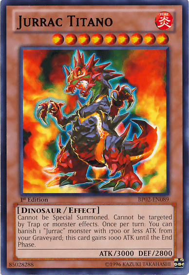 Jurrac Titano [BP02-EN089] Rare (ONLINE ORDER ONLY)