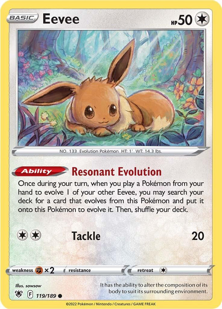Eevee (119/189) [Sword & Shield: Astral Radiance] (Online Only)