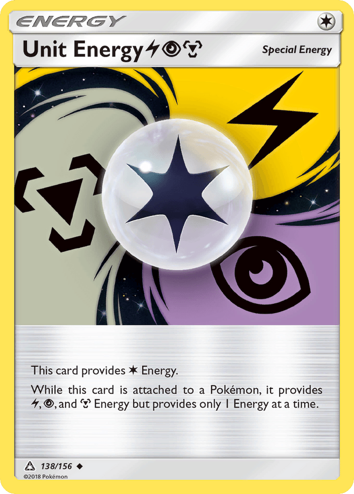 Unit Energy (138/156) (Lightning, Psychic, Metal) [Sun & Moon: Ultra Prism] (Online Only)