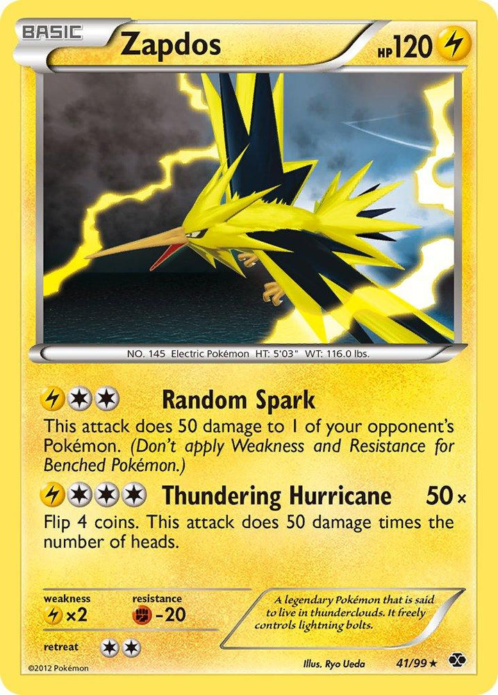 Zapdos (41/99) (Blister Exclusive) [Black & White: Next Destinies] (Online Only)