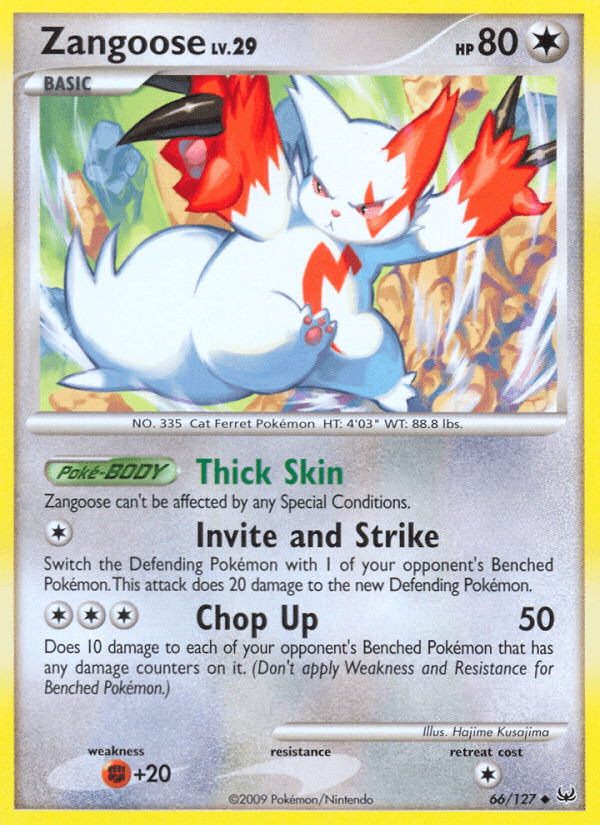 Zangoose (66/127) [Platinum: Base Set] (Online Only)