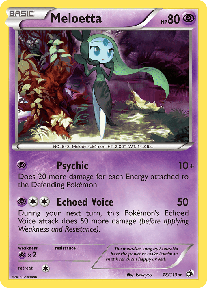 Meloetta (78/113) [Black & White: Legendary Treasures] (Online Only)