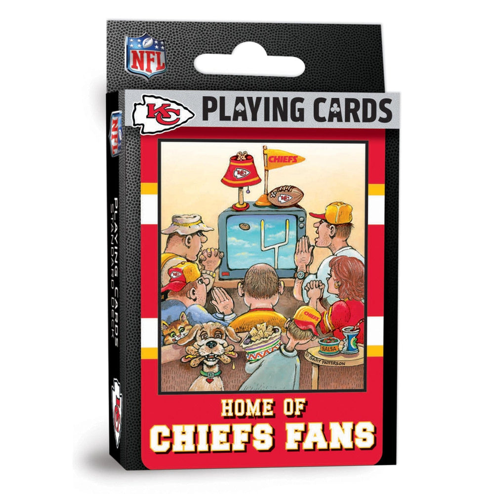Kansas City Chiefs Fan Deck Playing Cards - 54 Card Deck (ONLINE ORDER ONLY)