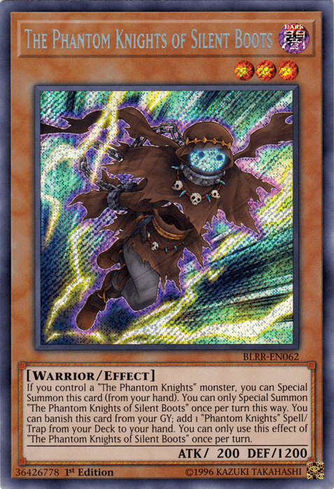 The Phantom Knights of Silent Boots [BLRR-EN062] Secret Rare (ONLINE ORDER ONLY)
