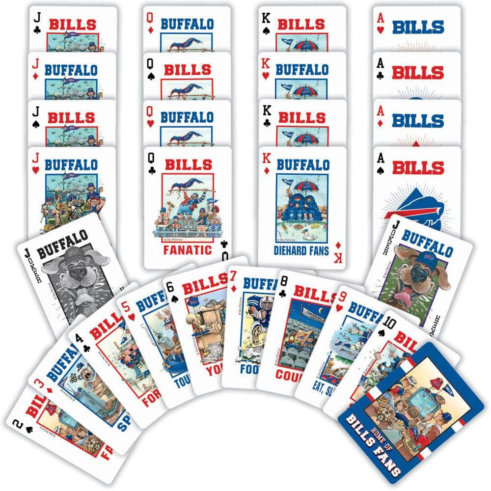 Buffalo Bills Fan Deck Playing Cards - 54 Card Deck (ONLINE ORDER ONLY)