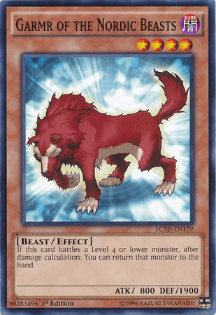 Garmr of the Nordic Beasts [LC5D-EN179] Common (ONLINE ORDER ONLY)