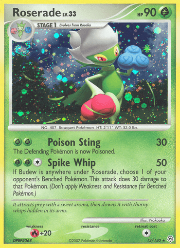 Roserade (13/130) [Diamond & Pearl: Base Set] (Online Only)