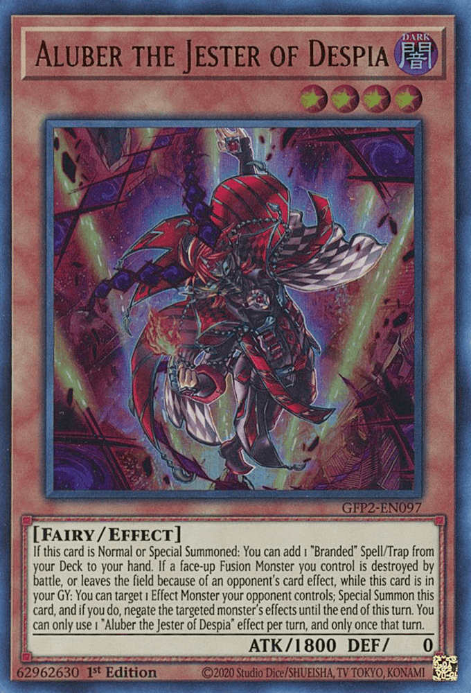 Aluber the Jester of Despia [GFP2-EN097] Ultra Rare (ONLINE ORDER ONLY)