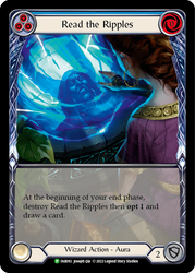 Read the Ripples (Blue) [FAB092] (Promo)  Rainbow Foil