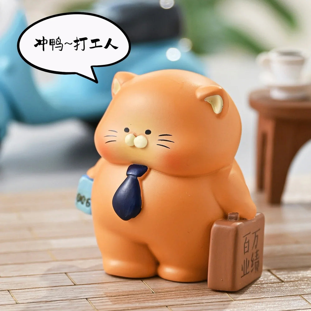 OFFICE CATS FIGURINE BLIND BOX (1 Blind Box) (ONLINE ORDER ONLY)