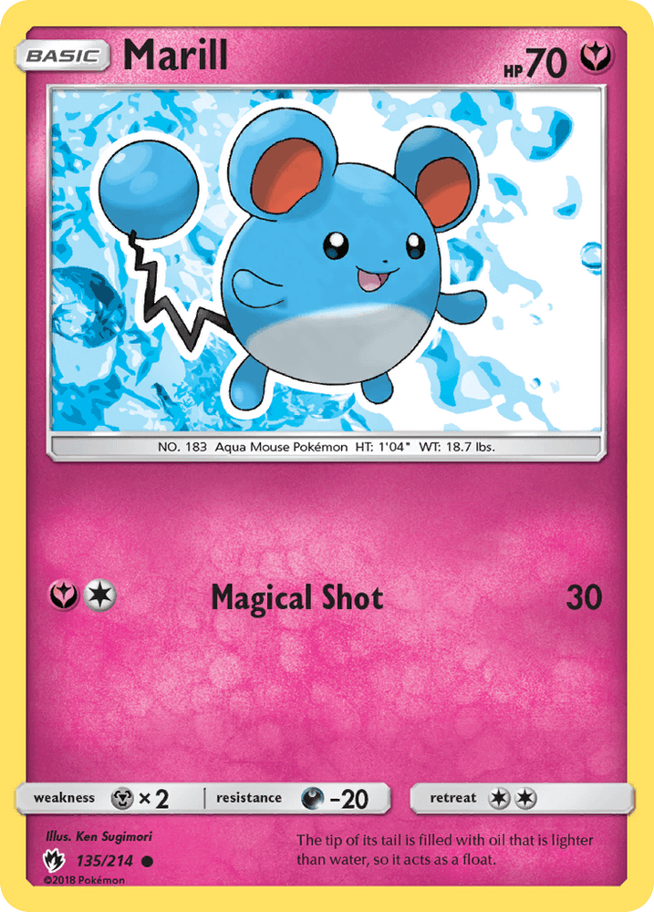 Marill (135/214) [Sun & Moon: Lost Thunder] (Online Only)