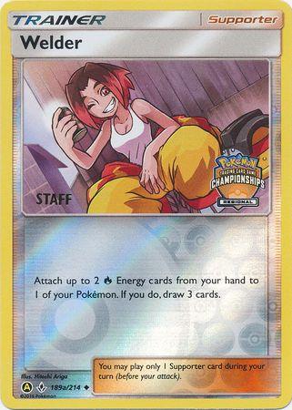 Welder (189a/214) (Regional Championship Promo Staff) [Sun & Moon: Unbroken Bonds] (Online Only)