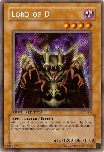 Lord of D. [BPT-004] Secret Rare (ONLINE ORDER ONLY)