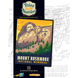 National Memorial - Mount Rushmore Paint by Number (ONLINE ORDER ONLY)