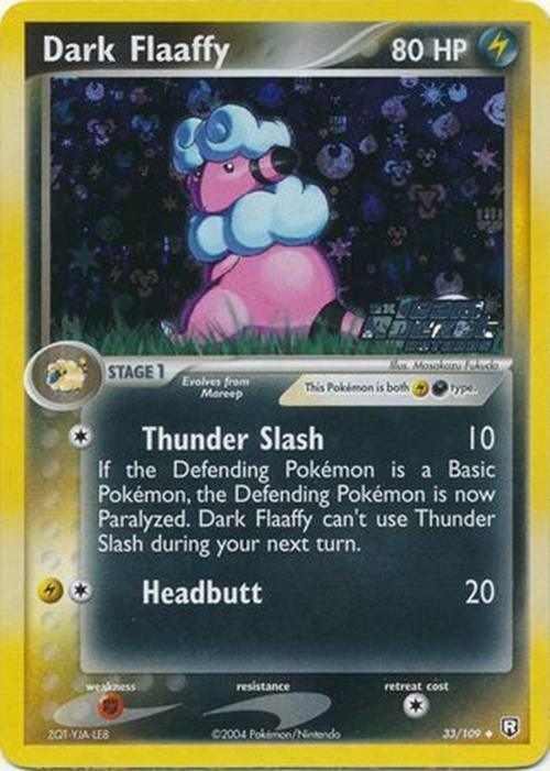 Dark Flaaffy (33/109) (Stamped) [EX: Team Rocket Returns] (Online Only)