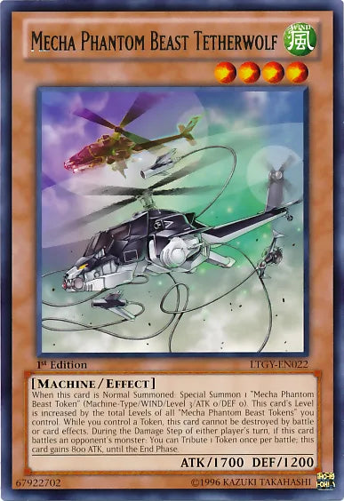 Mecha Phantom Beast Tetherwolf [LTGY-EN022] Rare