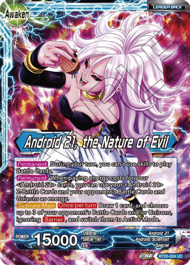 Android 21 // Android 21, the Nature of Evil (BT20-024) [Power Absorbed] (ONLINE ORDER ONLY)