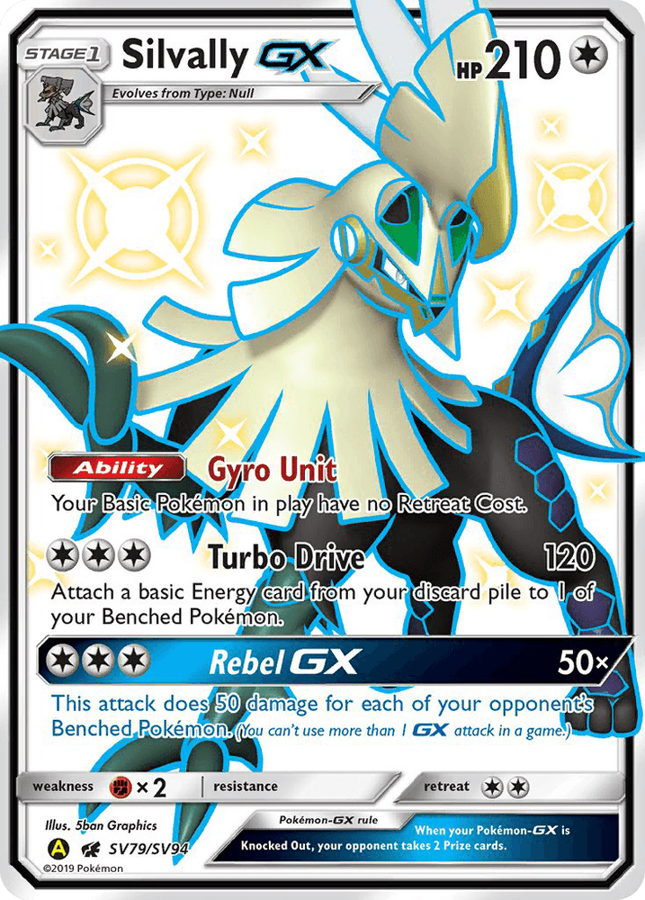 Silvally GX (SV79/SV94) [Sun & Moon: Hidden Fates - Shiny Vault] (Online Only)