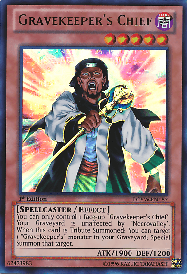 Gravekeeper's Chief [LCYW-EN187] Ultra Rare (ONLINE ORDER ONLY)