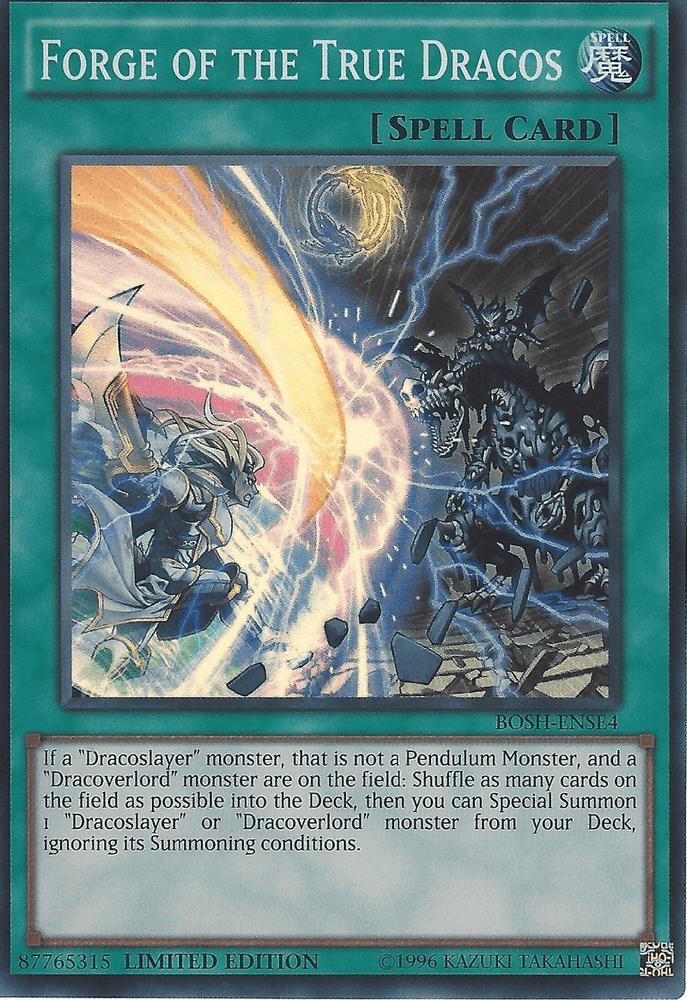 Forge of the True Dracos [BOSH-ENSE4] Super Rare (ONLINE ORDER ONLY)