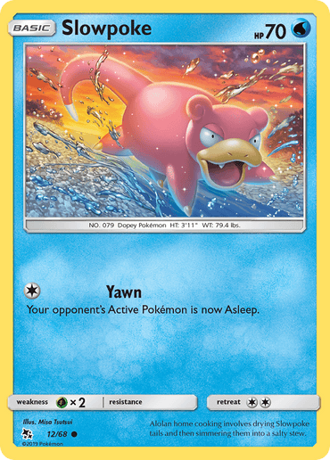 Slowpoke (12/68) [Sun & Moon: Hidden Fates] (Online Only)