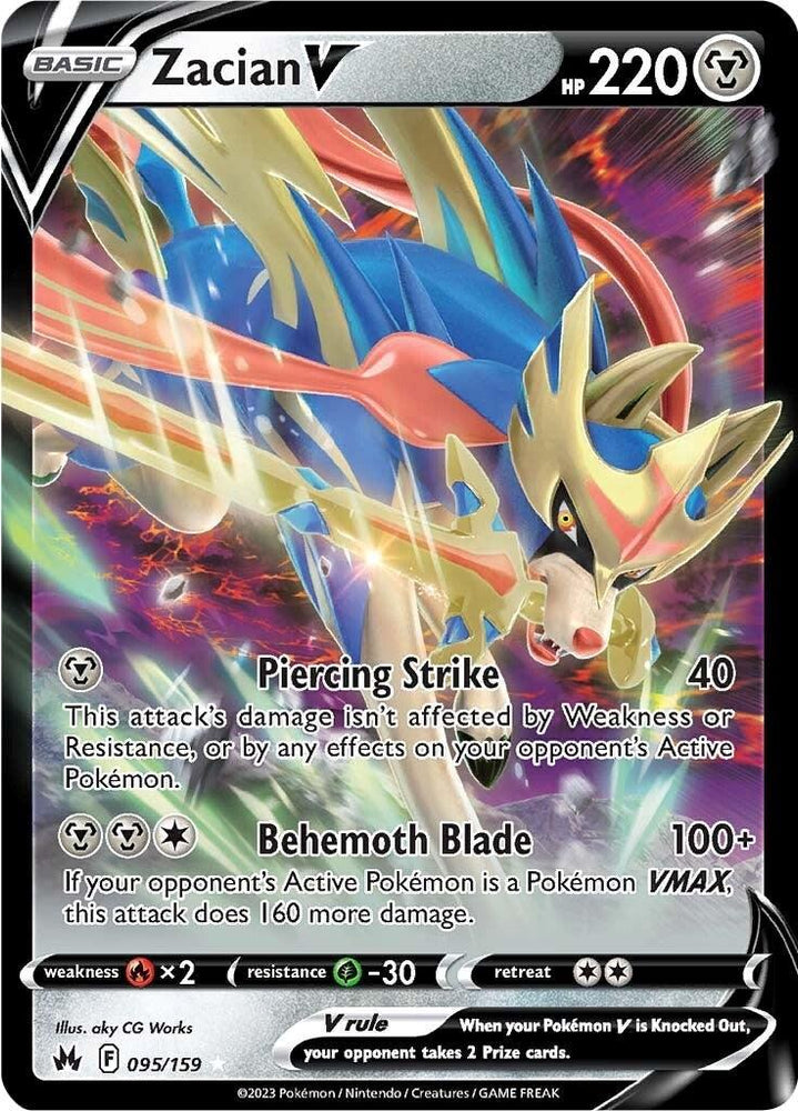 Zacian V (095/159) [Sword & Shield: Crown Zenith] (Online Only)