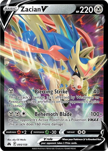 Zacian V (095/159) [Sword & Shield: Crown Zenith] (Online Only)