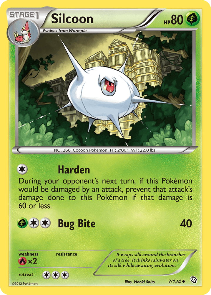 Silcoon (7/124) [Black & White: Dragons Exalted] (Online Only)