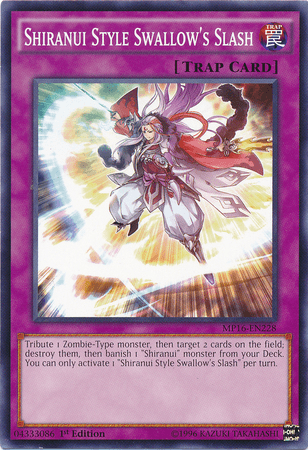 Shiranui Style Swallow's Slash [MP16-EN228] Common (ONLINE ORDER ONLY)