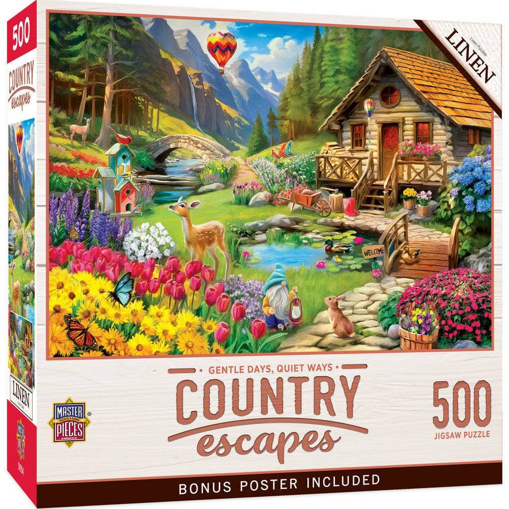 Country Escapes - Gentle Days, Quiet Ways 500 Piece Jigsaw Puzzle (ONLINE ORDER ONLY)