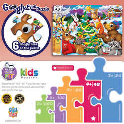 Googly Eyes - Around the Christmas Tree 48 Piece Jigsaw Puzzle (ONLINE ORDER ONLY)