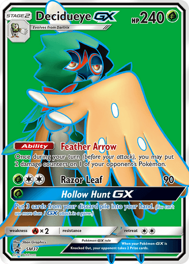 Decidueye GX (SM37) [Sun & Moon: Black Star Promos] (Online Only)