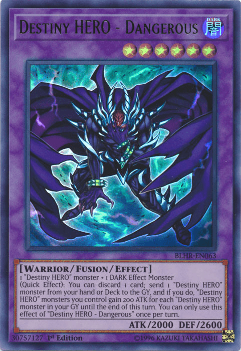 Destiny Hero - Dangerous [BLHR-EN063] Ultra Rare (ONLINE ORDER ONLY)