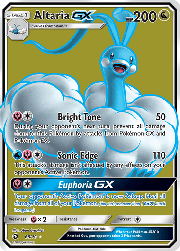 Altaria GX (68/70) [Sun & Moon: Dragon Majesty] (Online Only)