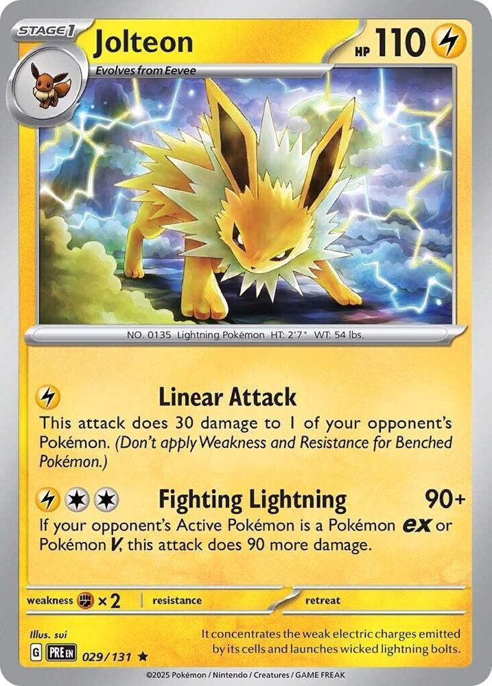 Jolteon (029/131) [Scarlet & Violet: Prismatic Evolutions] (Online Only)