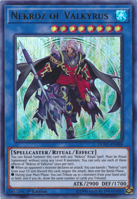 Nekroz of Valkyrus [DUPO-EN089] Ultra Rare (ONLINE ORDER ONLY)