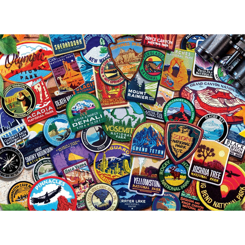 Patches of the National Parks 1000 Piece Jigsaw Puzzle (ONLINE ORDER ONLY)