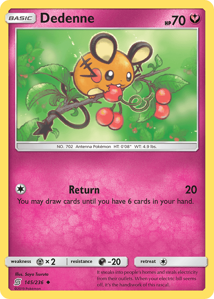 Dedenne (145/236) [Sun & Moon: Unified Minds] (Online Only)