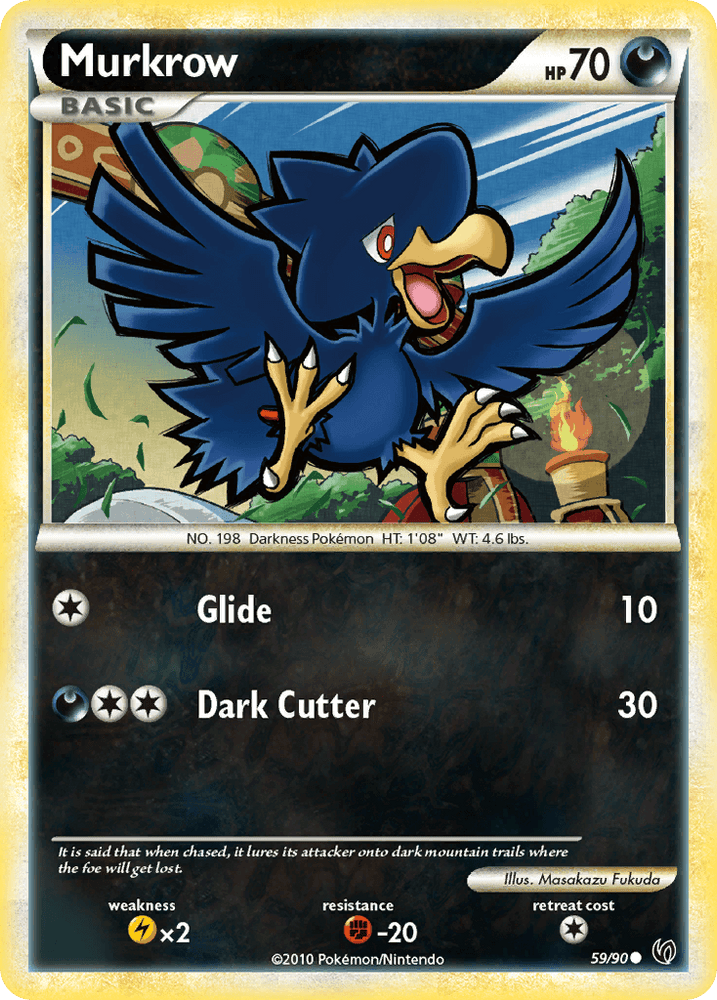 Murkrow (59/90) [HeartGold & SoulSilver: Undaunted] (Online Only)