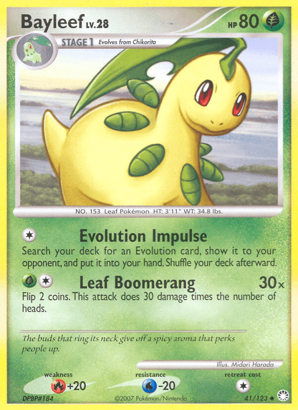 Bayleef (41/123) [Diamond & Pearl: Mysterious Treasures] (Online Only)