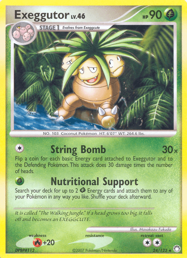 Exeggutor (24/123) [Diamond & Pearl: Mysterious Treasures] (Online Only)