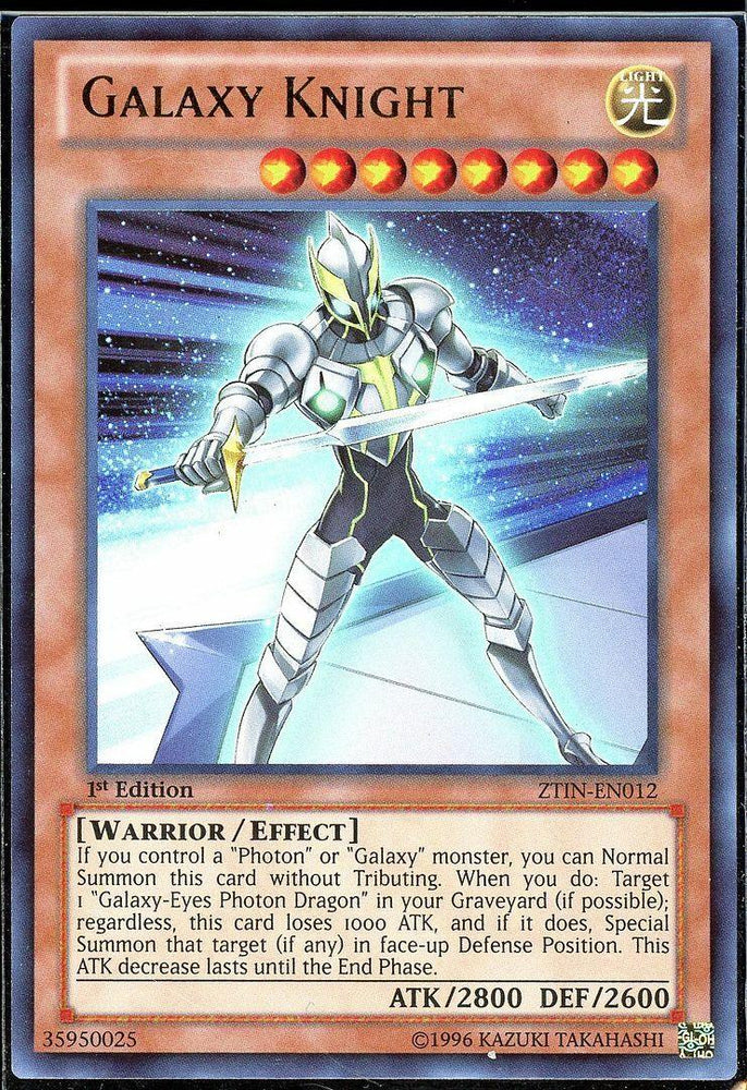 Galaxy Knight [ZTIN-EN012] Ultra Rare (ONLINE ORDER ONLY)