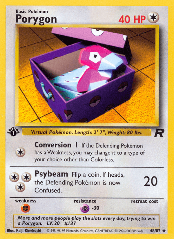 Porygon (48/82) [Team Rocket 1st Edition] (Online Only)