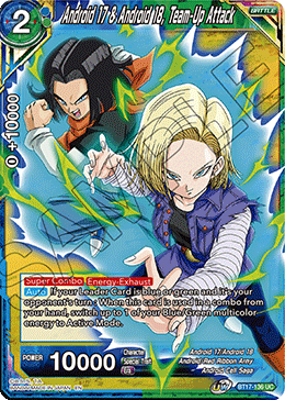 Android 17 & Android 18, Team-Up Attack (BT17-136) [Ultimate Squad] (ONLINE ORDER ONLY)
