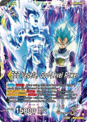 SSB Son Goku // SSB Vegeta, God-Level Power (BT21-100) [Wild Resurgence] (ONLINE ORDER ONLY)