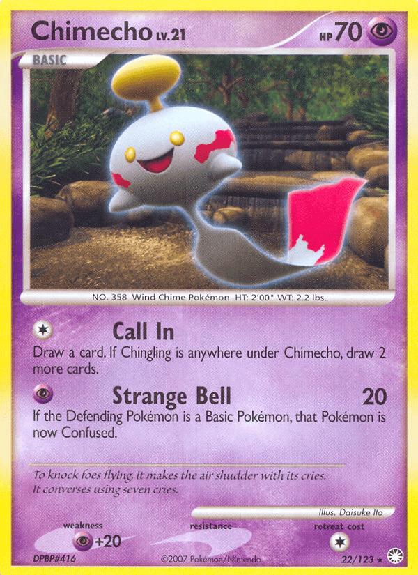 Chimecho (22/123) [Diamond & Pearl: Mysterious Treasures] (Online Only)