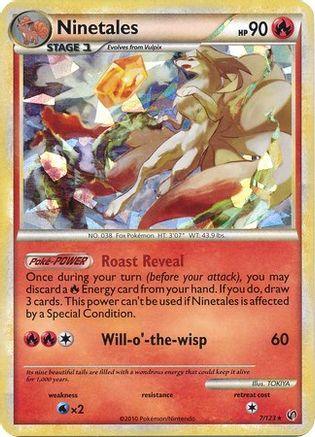 Ninetales (7/123) (Cracked Ice) [HeartGold & SoulSilver: Undaunted] (Online Only)