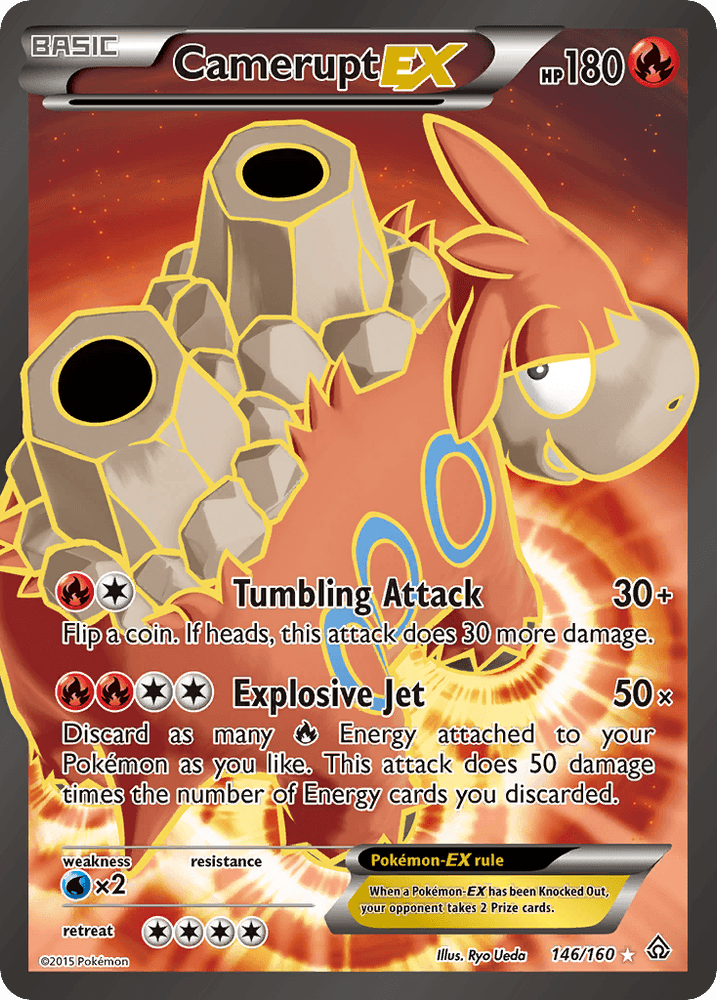 Camerupt EX (146/160) [XY: Primal Clash] (Online Only)