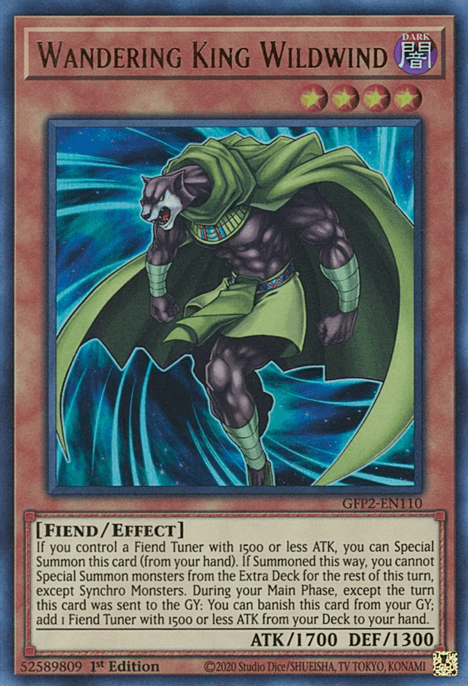 Wandering King Wildwind [GFP2-EN110] Ultra Rare (ONLINE ORDER ONLY)