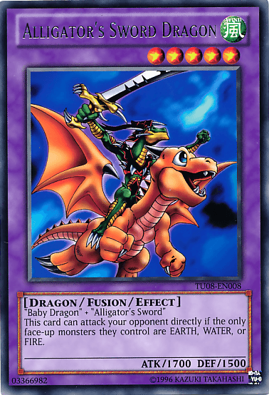 Alligator's Sword Dragon [TU08-EN008] Rare (ONLINE ORDER ONLY)